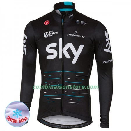 Maillot 2017 Team Sky Hiver Thermal Fleece N001